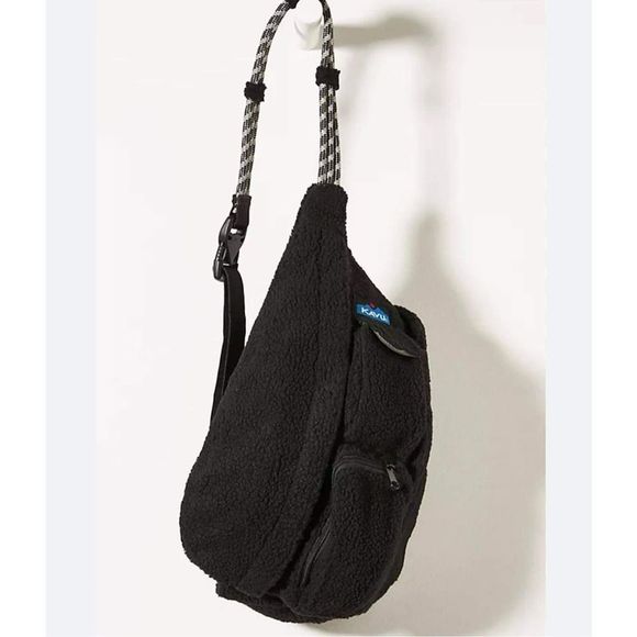 NWT KAVU SHERPA FLEECE ROPE BAG - Picture 6 of 13